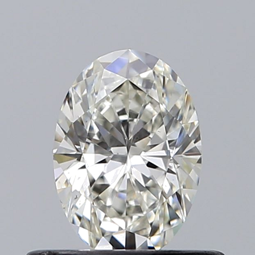 0.5 carat I-VS2 Natūralus Oval Deimantas (1)