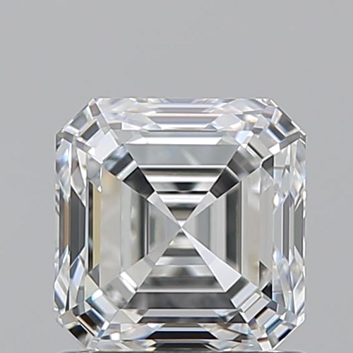 1.2 carat F-VS1 Natūralus Asscher Deimantas (1)