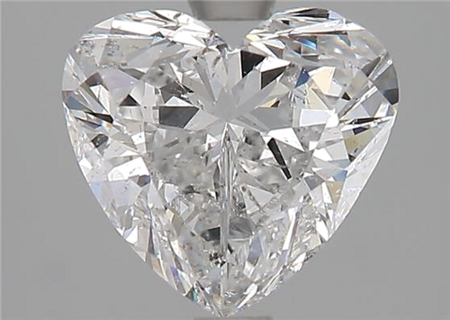 1.71 carat E-SI2 Natūralus Heart Deimantas (1)