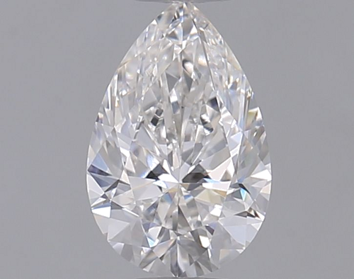 0.62 carat F-VVS1 Natūralus Pear Deimantas (1)