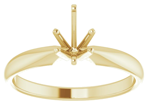 Sužadėtuvių Žiedas „Solitaire“ 14k yellow gold Pear 7mm x 4.5mm (3)