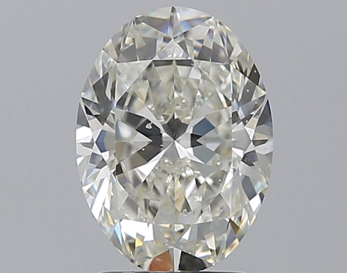 2.2 carat I-SI1 Natūralus Oval Deimantas (1)