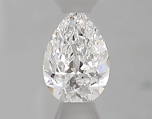0.4 carat D-VS2 Natūralus Pear Deimantas (1)