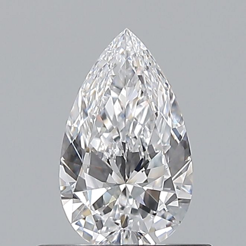 0.5 carat D-VVS1 Natūralus Pear Deimantas (1)