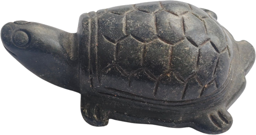 Turtle-shaped stone talisman, Ancient Tibet, 2nd Millennium AD (1)