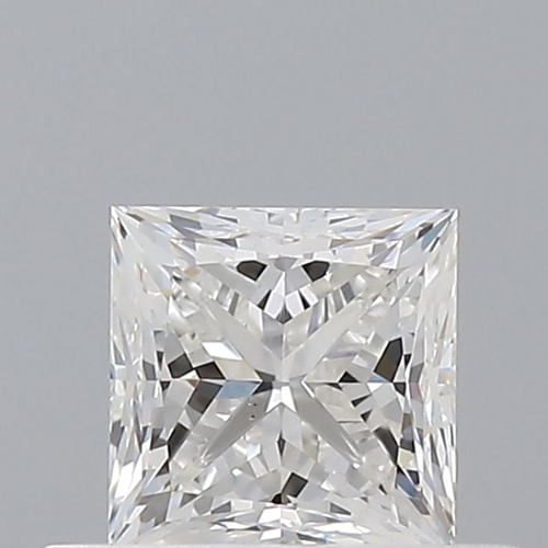 0.5 carat F-SI1 Natūralus Princess Deimantas (1)
