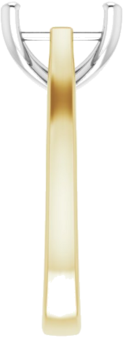 Sužadėtuvių Žiedas „Solitaire“ 585 Baltojo Ir Geltonojo Aukso Cushion 10mm (4)