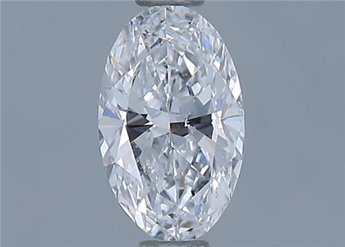 0.51 carat D-SI1 Natūralus Oval Deimantas (1)