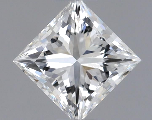 0.3 carat G-VVS2 Natūralus Princess Deimantas (1)