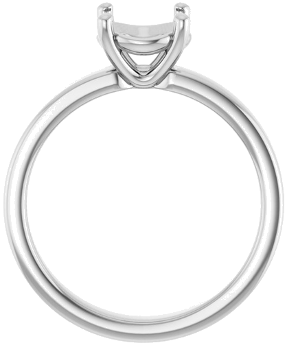 Sužadėtuvių Žiedas „Solitaire“ 14k white gold Round 7.4mm (2)