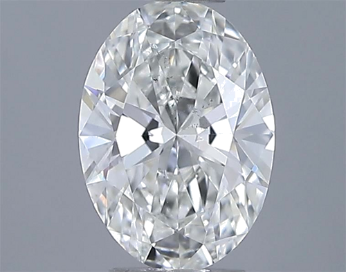 0.62 carat G-SI1 Natūralus Oval Deimantas (1)