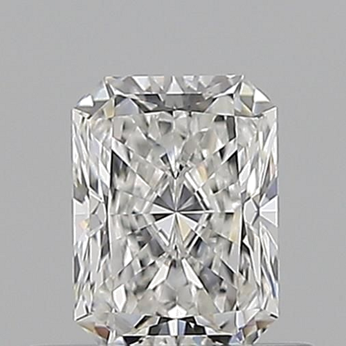 0.5 carat F-VVS1 Natūralus Radiant Deimantas (1)