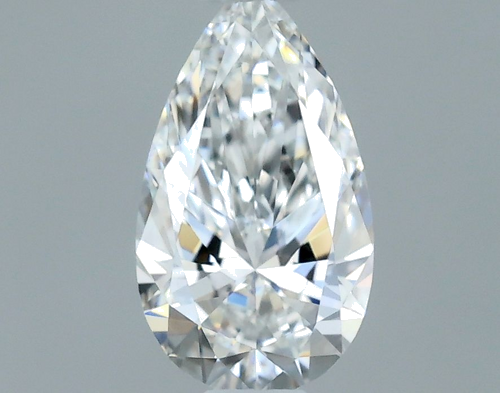 0.3 carat E-VVS1 Natūralus Pear Deimantas (1)