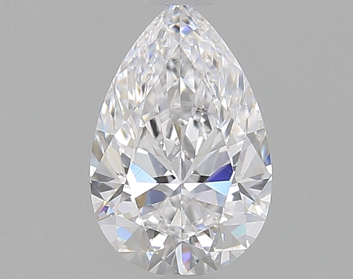 0.63 carat D-VVS2 Natūralus Pear Deimantas (1)
