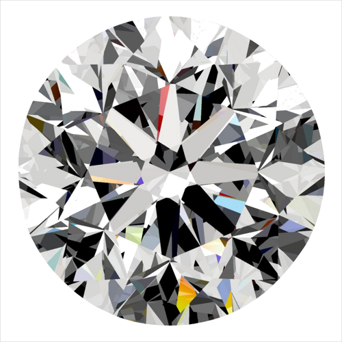 0.3 carat I-VS1 GD cut Natūralus Round Deimantas (1)