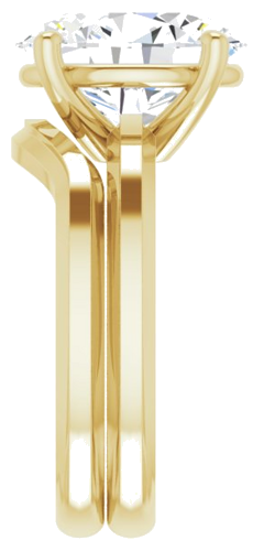 Sužadėtuvių Žiedas „Solitaire“ 14k yellow gold Oval 12mm x 10mm (9)