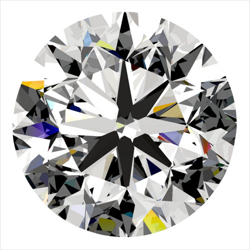 0.4 carat E-VS2 Very Good cut Natūralus Round Deimantas (1)