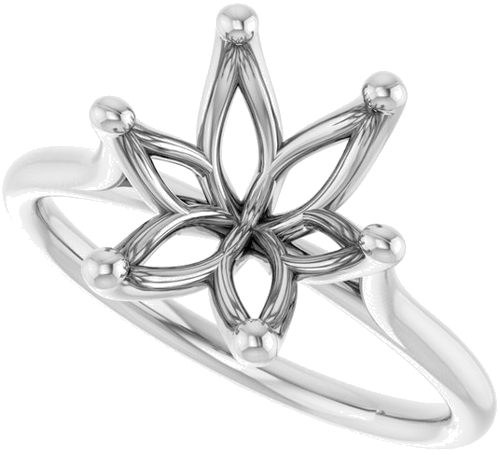 Sužadėtuvių Žiedas „Cathedral-Style Solitaire“ 950 Platinos Oval 11mm x 9mm (5)
