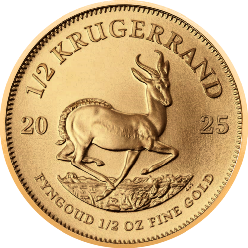 1/2 oz Krugerrand 2025 Pietų Afrika auksinė moneta (1)