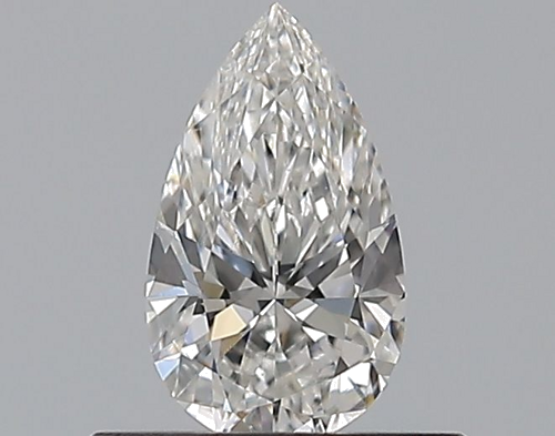 0.37 carat F-VS2 Natūralus Pear Deimantas (1)