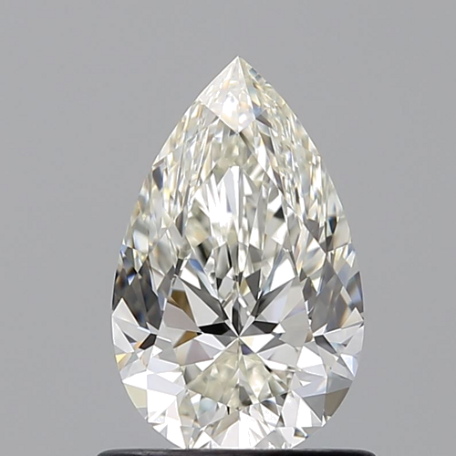 0.91 carat I-VVS2 Natūralus Pear Deimantas (1)