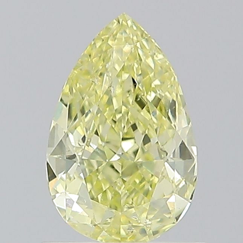 1.01 carat Fancy Yellow-SI2 Natūralus Pear Deimantas (1)