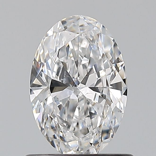 0.7 carat D-SI2 Natūralus Oval Deimantas (1)
