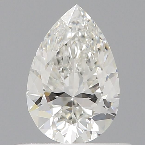0.5 carat G-VVS1 Natūralus Pear Deimantas (1)