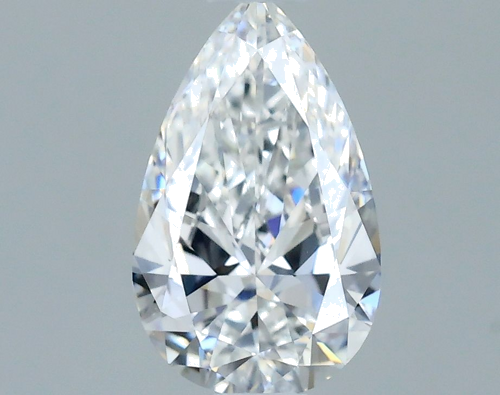 0.5 carat E-VS2 Natūralus Pear Deimantas (1)