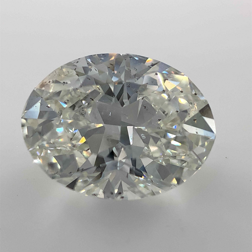 3.61 carat J-SI2 Natūralus Oval Deimantas (1)