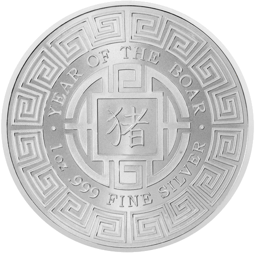 1 oz Year of the Pig 2019 USA Silver Coin (2)