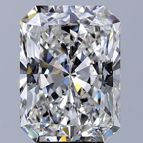 3.52 carat E-SI1 Natūralus Radiant Deimantas (1)