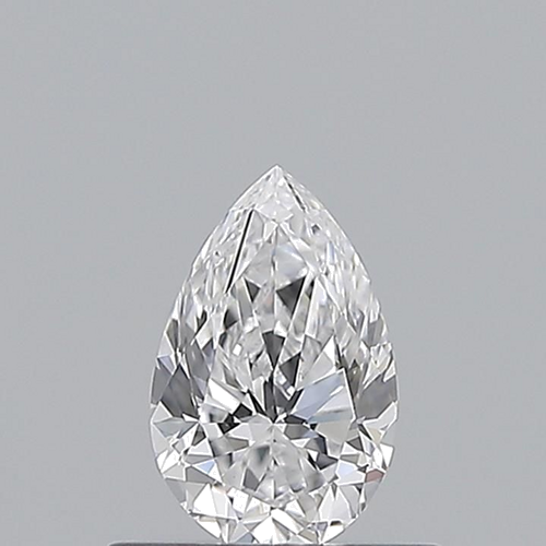 0.5 carat D-VVS2 Natūralus Pear Deimantas (1)