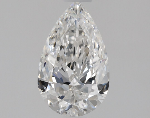 0.7 carat D-VS1 Natūralus Pear Deimantas (1)