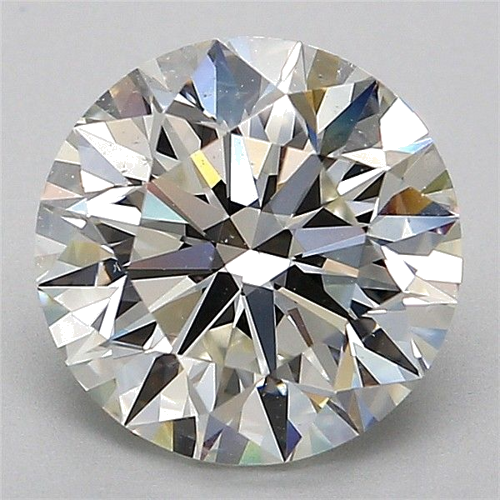 3.01 carat I-SI2 Excellent cut Natūralus Round Deimantas (1)