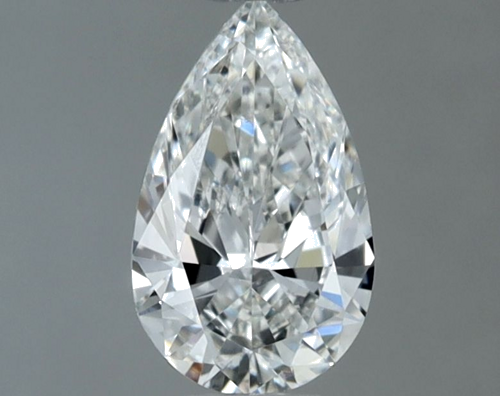 0.6 carat G-VS2 Natūralus Pear Deimantas (1)