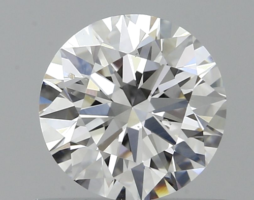 0.61 carat E-SI1 Excellent cut Natūralus Round Deimantas (1)