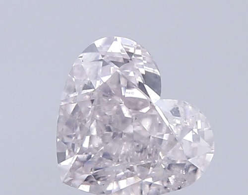 0.63 carat Very Light Pink-SI2 Natūralus Heart Deimantas (1)