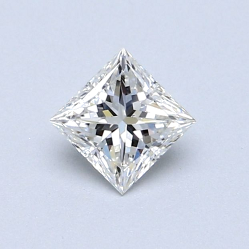 0.52 carat G-VS2 Natūralus Princess Deimantas (1)