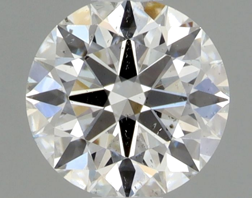 0.43 carat F-SI1 Excellent cut Natūralus Round Deimantas (1)