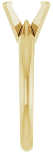 Sužadėtuvių Žiedas „Solitaire“ 14k yellow gold Oval 8mm x 6mm (4)