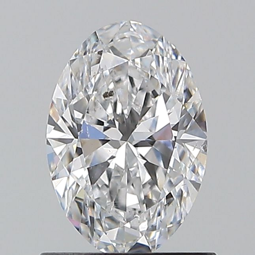 0.9 carat D-SI1 Natūralus Oval Deimantas (1)