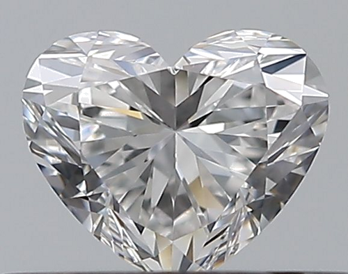 0.36 carat E-VVS1 Natūralus Heart Deimantas (1)