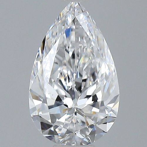 0.7 carat D-VS2 Natūralus Pear Deimantas (1)