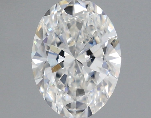 0.6 carat F-SI1 Natūralus Oval Deimantas (1)