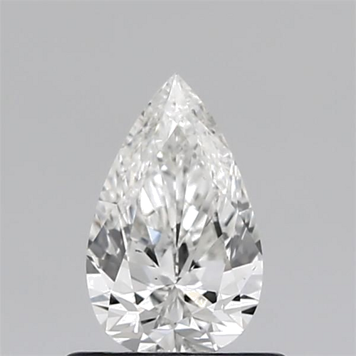 0.5 carat H-SI2 Natūralus Pear Deimantas (1)