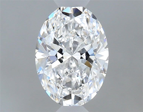 0.5 carat D-VVS2 Natūralus Oval Deimantas (1)