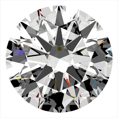 0.32 carat F-VS2 Excellent cut Natūralus Round Deimantas (1)