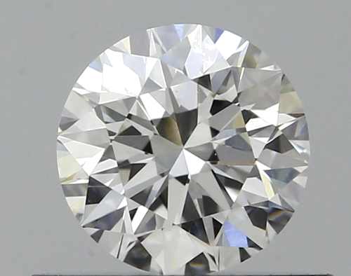 0.44 carat F-VVS2 Excellent cut Natūralus Round Deimantas (1)