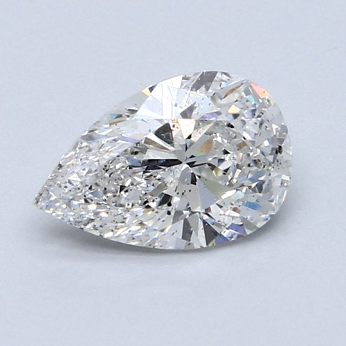 1.53 carat E-SI2 Natūralus Pear Deimantas (1)